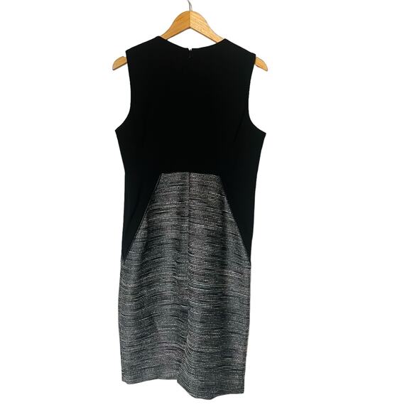 Adrianna Papell Tweed Sleeveless Sheath Dress Size 10 - Picture 3 of 8